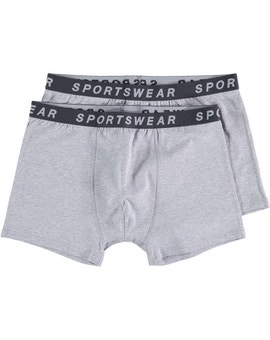 Sportswear - Bóxer para hombre - Tela elástica - Pack de 2