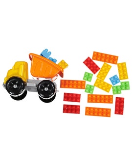 Speelgoed truck met blokken