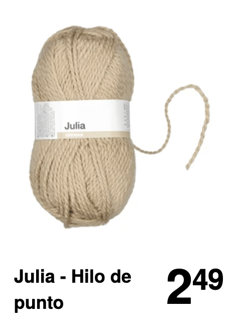 Lana para tricotar Julia en gris pardo a 2,49 € el ovillo. | Zeeman